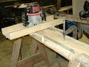 Scarfing jig for router